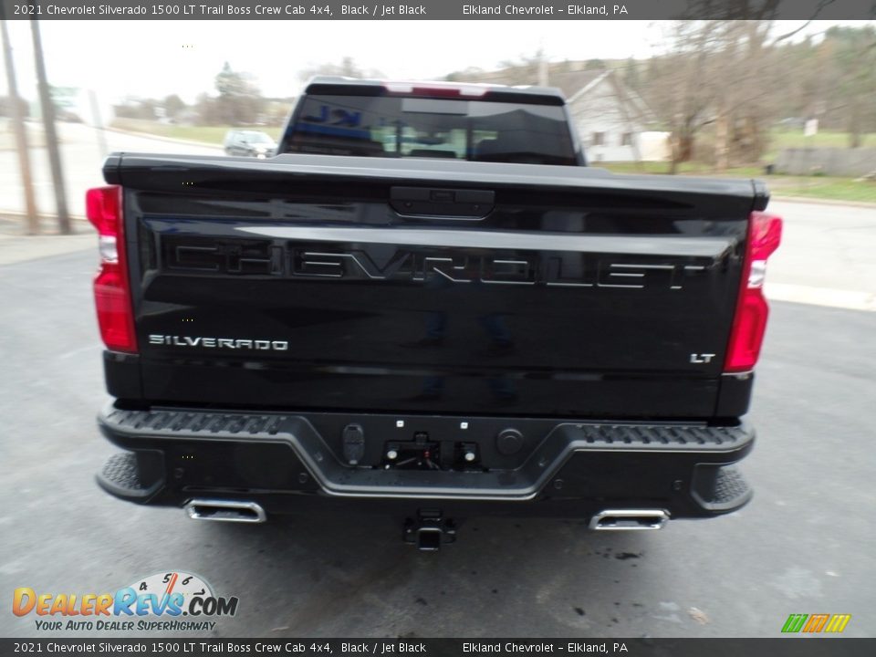 2021 Chevrolet Silverado 1500 LT Trail Boss Crew Cab 4x4 Black / Jet Black Photo #9
