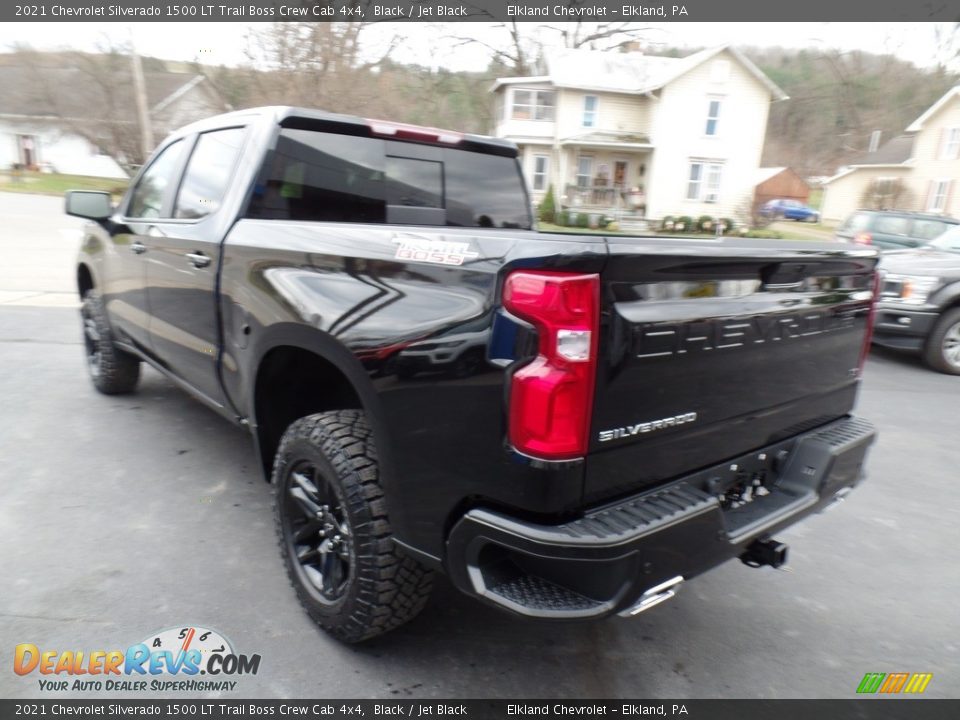 2021 Chevrolet Silverado 1500 LT Trail Boss Crew Cab 4x4 Black / Jet Black Photo #10