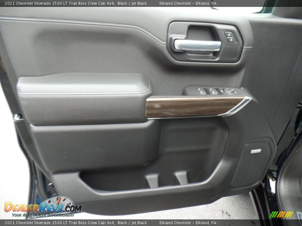 2021 Chevrolet Silverado 1500 LT Trail Boss Crew Cab 4x4 Black / Jet Black Photo #18