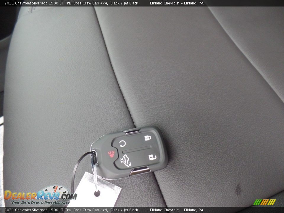 2021 Chevrolet Silverado 1500 LT Trail Boss Crew Cab 4x4 Black / Jet Black Photo #22