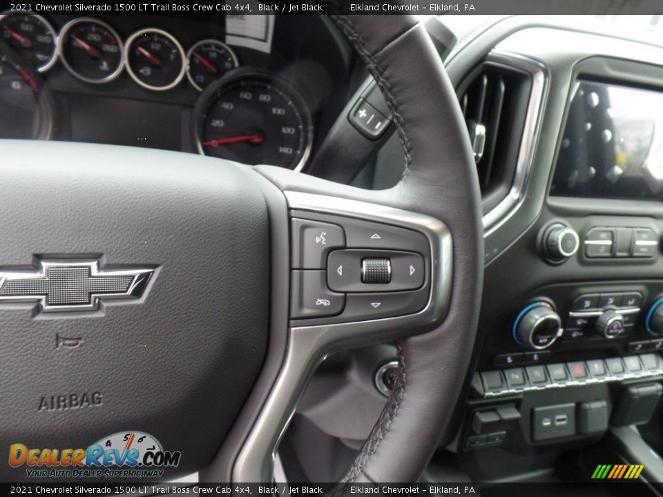 2021 Chevrolet Silverado 1500 LT Trail Boss Crew Cab 4x4 Steering Wheel Photo #25