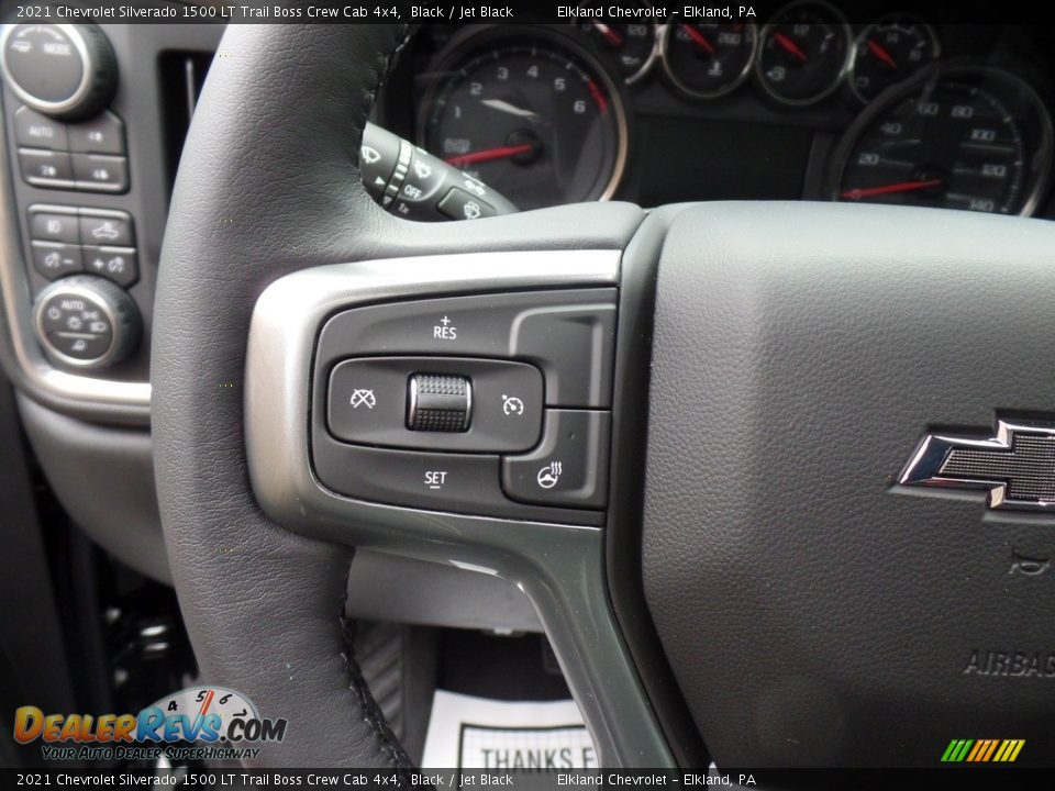 2021 Chevrolet Silverado 1500 LT Trail Boss Crew Cab 4x4 Steering Wheel Photo #26