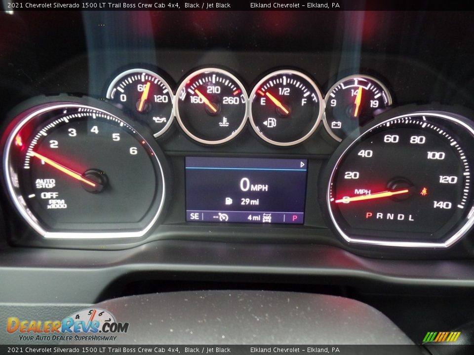 2021 Chevrolet Silverado 1500 LT Trail Boss Crew Cab 4x4 Gauges Photo #28