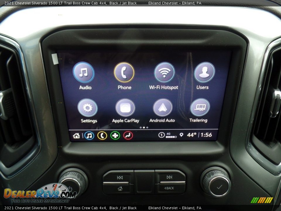 2021 Chevrolet Silverado 1500 LT Trail Boss Crew Cab 4x4 Black / Jet Black Photo #30