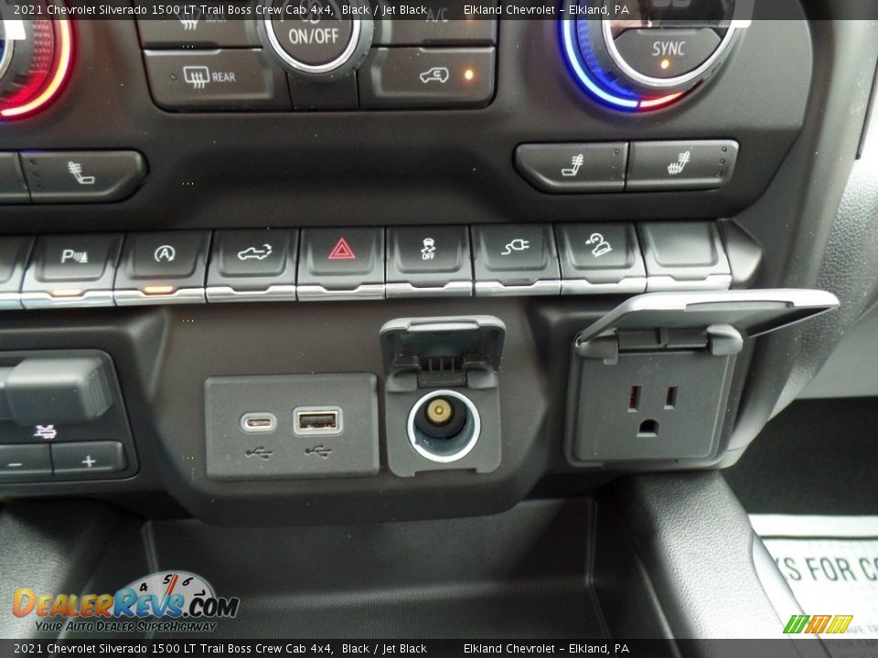 Controls of 2021 Chevrolet Silverado 1500 LT Trail Boss Crew Cab 4x4 Photo #36