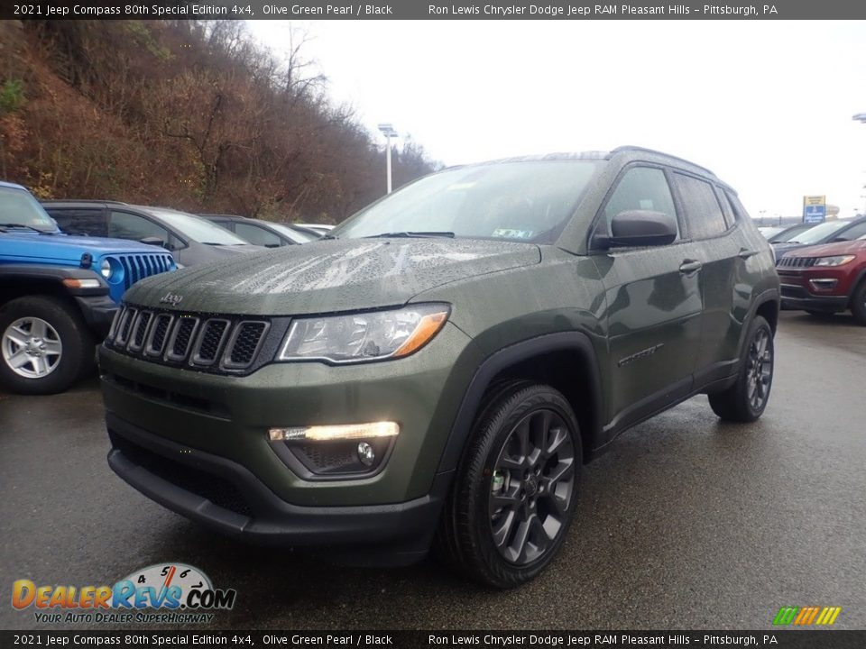 2021 Jeep Compass 80th Special Edition 4x4 Olive Green Pearl / Black Photo #1