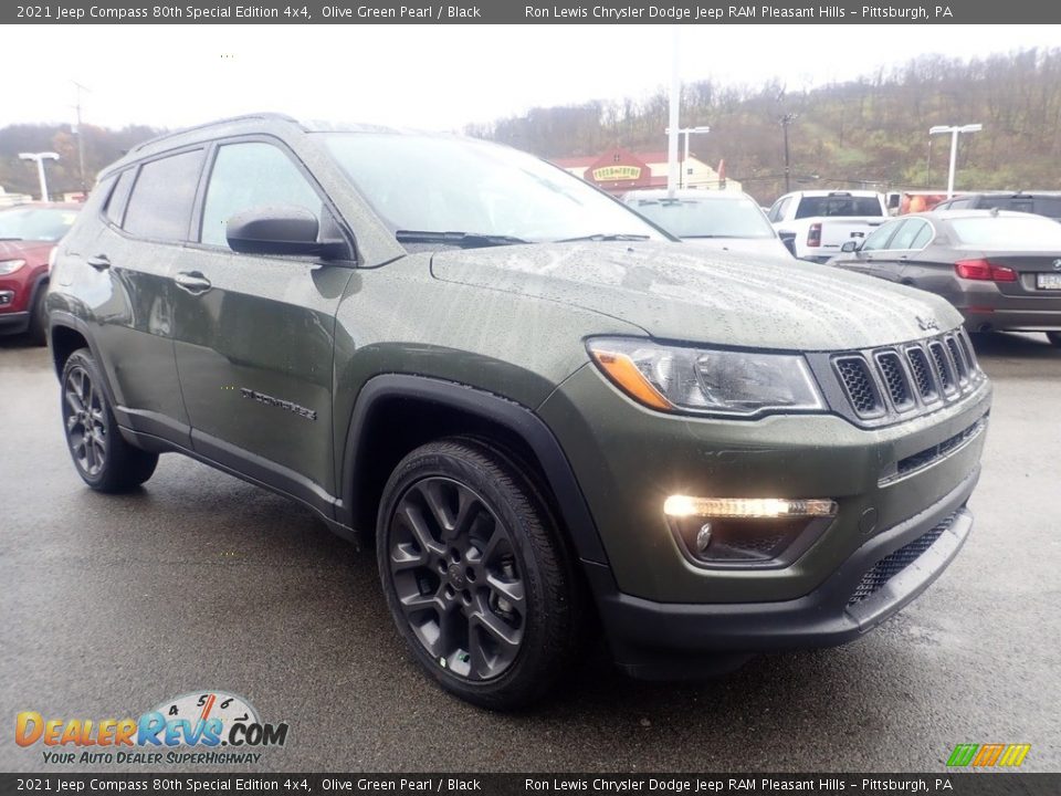 2021 Jeep Compass 80th Special Edition 4x4 Olive Green Pearl / Black Photo #3