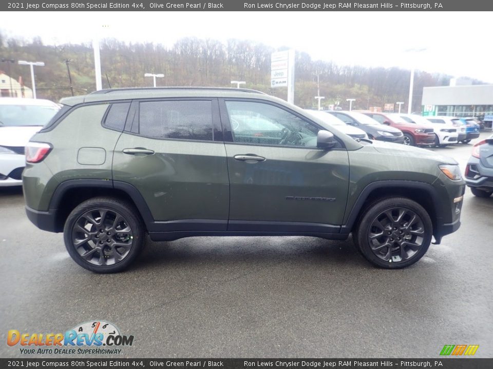 2021 Jeep Compass 80th Special Edition 4x4 Olive Green Pearl / Black Photo #4