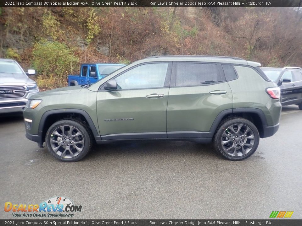 2021 Jeep Compass 80th Special Edition 4x4 Olive Green Pearl / Black Photo #7