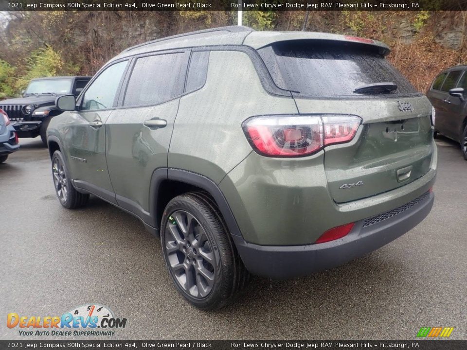 2021 Jeep Compass 80th Special Edition 4x4 Olive Green Pearl / Black Photo #8