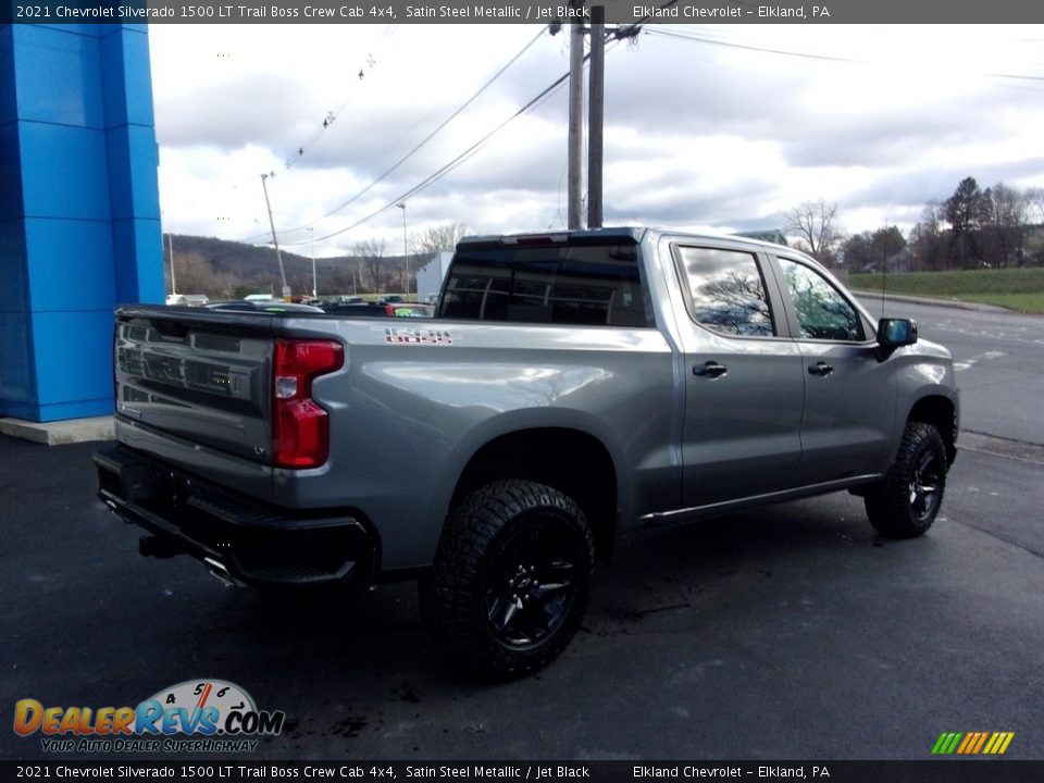 2021 Chevrolet Silverado 1500 LT Trail Boss Crew Cab 4x4 Satin Steel Metallic / Jet Black Photo #5
