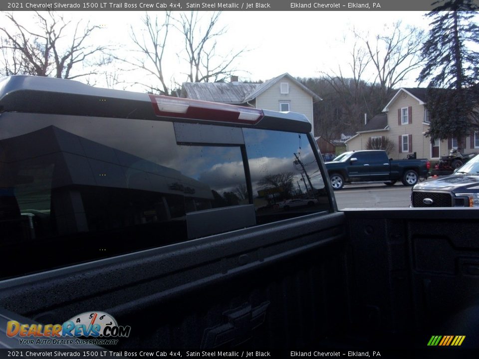 2021 Chevrolet Silverado 1500 LT Trail Boss Crew Cab 4x4 Satin Steel Metallic / Jet Black Photo #8