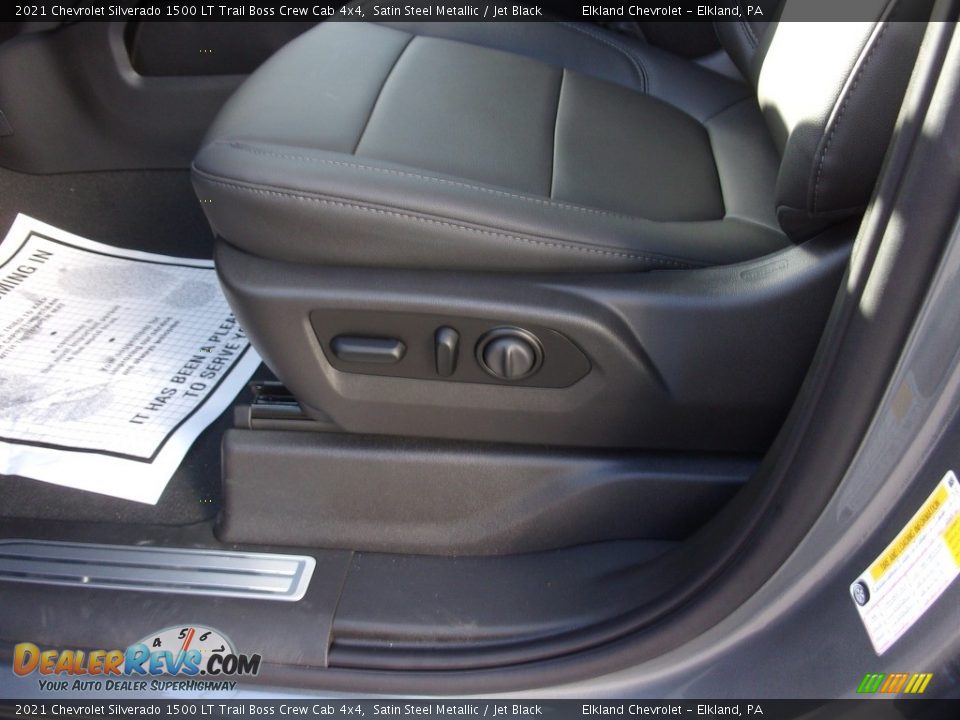 2021 Chevrolet Silverado 1500 LT Trail Boss Crew Cab 4x4 Satin Steel Metallic / Jet Black Photo #15