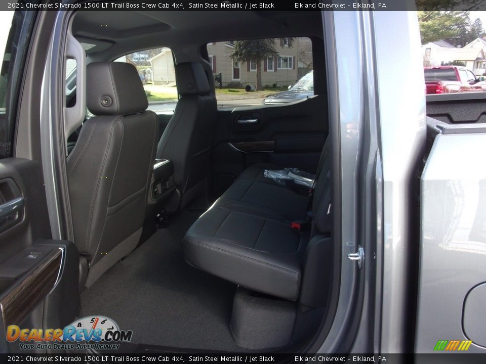 2021 Chevrolet Silverado 1500 LT Trail Boss Crew Cab 4x4 Satin Steel Metallic / Jet Black Photo #16