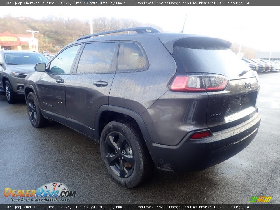 2021 Jeep Cherokee Latitude Plus 4x4 Granite Crystal Metallic / Black Photo #8