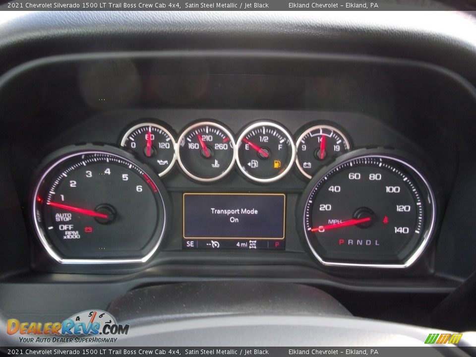 2021 Chevrolet Silverado 1500 LT Trail Boss Crew Cab 4x4 Satin Steel Metallic / Jet Black Photo #19