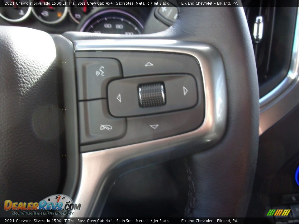 2021 Chevrolet Silverado 1500 LT Trail Boss Crew Cab 4x4 Satin Steel Metallic / Jet Black Photo #21