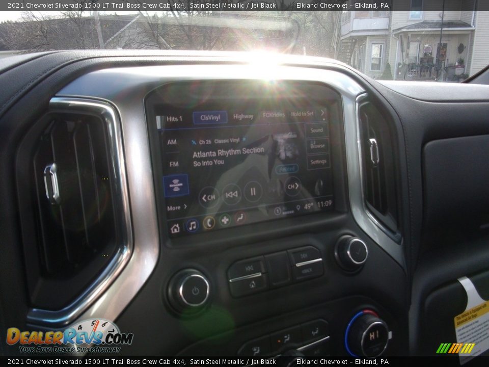 2021 Chevrolet Silverado 1500 LT Trail Boss Crew Cab 4x4 Satin Steel Metallic / Jet Black Photo #24