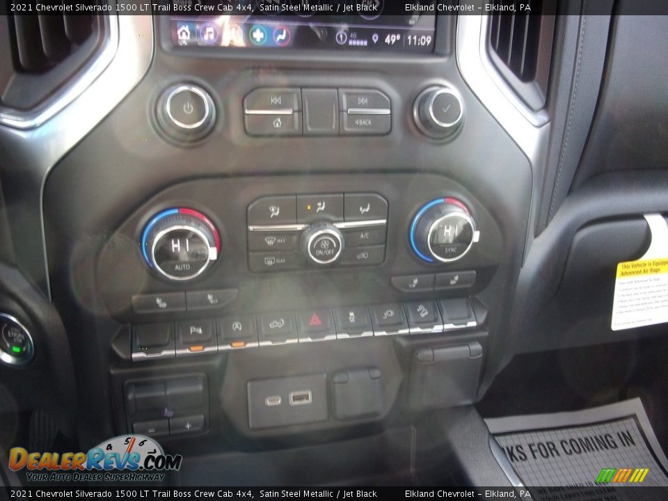 2021 Chevrolet Silverado 1500 LT Trail Boss Crew Cab 4x4 Satin Steel Metallic / Jet Black Photo #26
