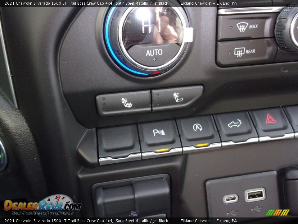 2021 Chevrolet Silverado 1500 LT Trail Boss Crew Cab 4x4 Satin Steel Metallic / Jet Black Photo #27