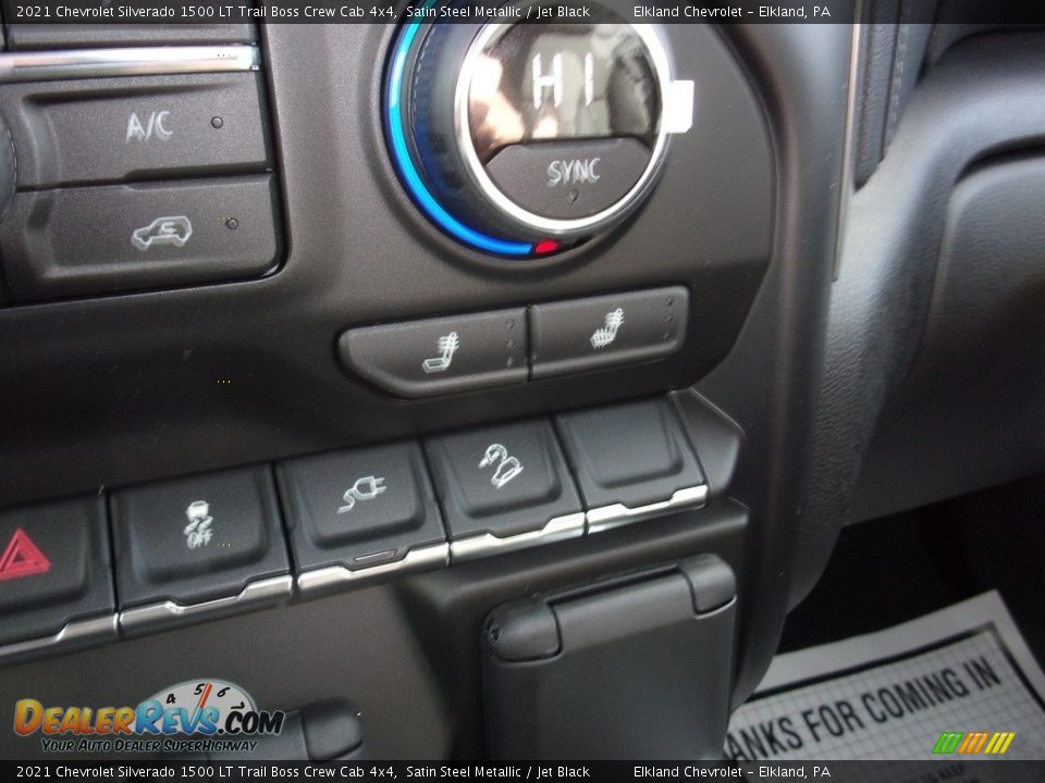 2021 Chevrolet Silverado 1500 LT Trail Boss Crew Cab 4x4 Satin Steel Metallic / Jet Black Photo #28
