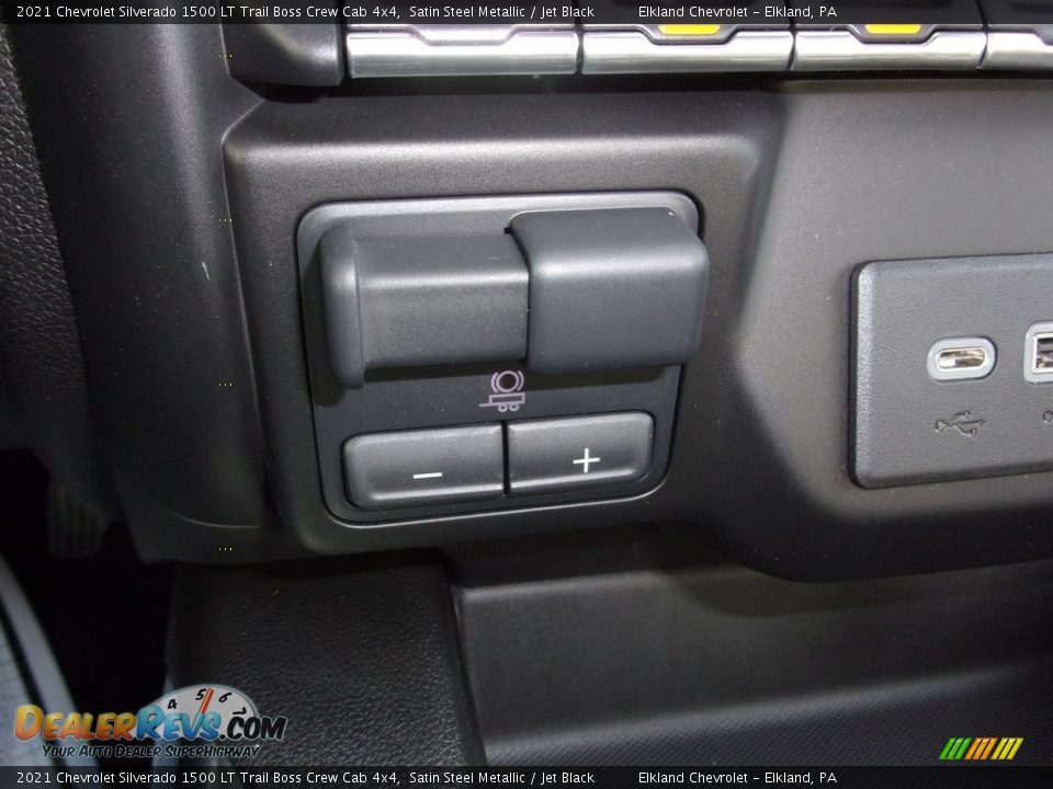 2021 Chevrolet Silverado 1500 LT Trail Boss Crew Cab 4x4 Satin Steel Metallic / Jet Black Photo #29