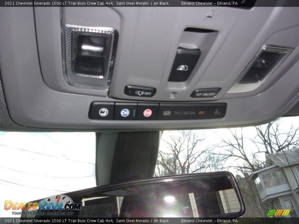 2021 Chevrolet Silverado 1500 LT Trail Boss Crew Cab 4x4 Satin Steel Metallic / Jet Black Photo #30