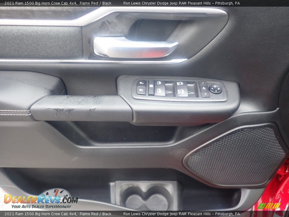 2021 Ram 1500 Big Horn Crew Cab 4x4 Flame Red / Black Photo #11