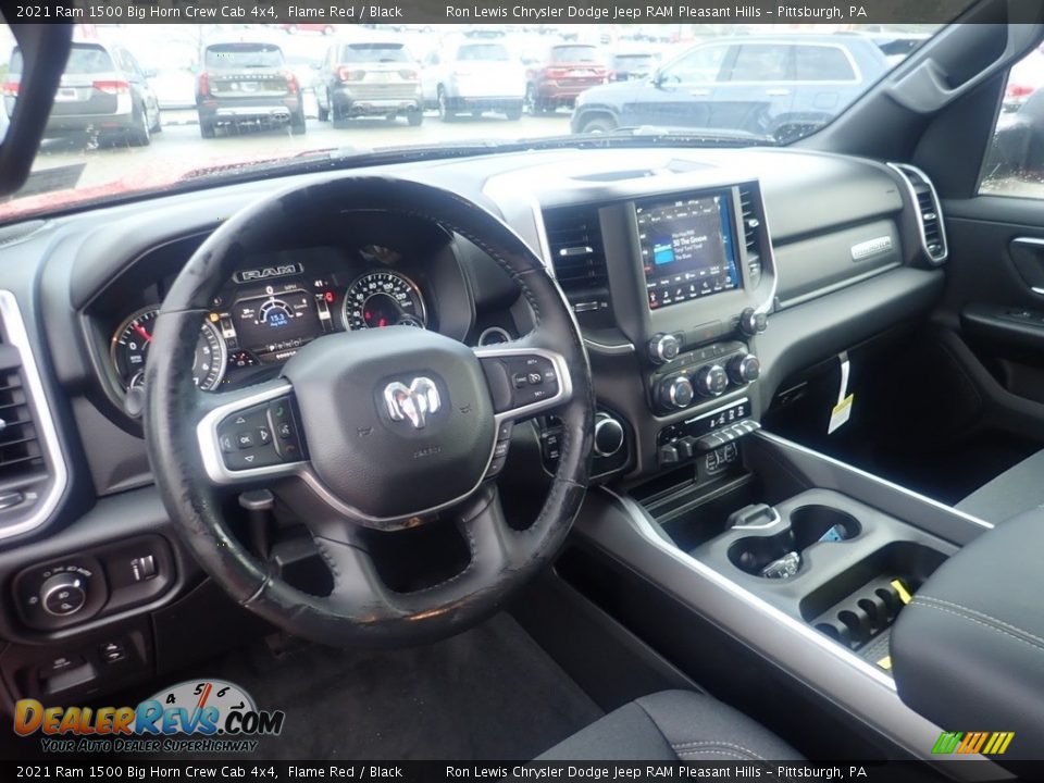 2021 Ram 1500 Big Horn Crew Cab 4x4 Flame Red / Black Photo #12