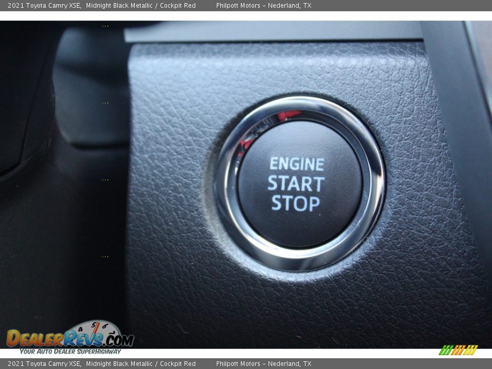 2021 Toyota Camry XSE Midnight Black Metallic / Cockpit Red Photo #17