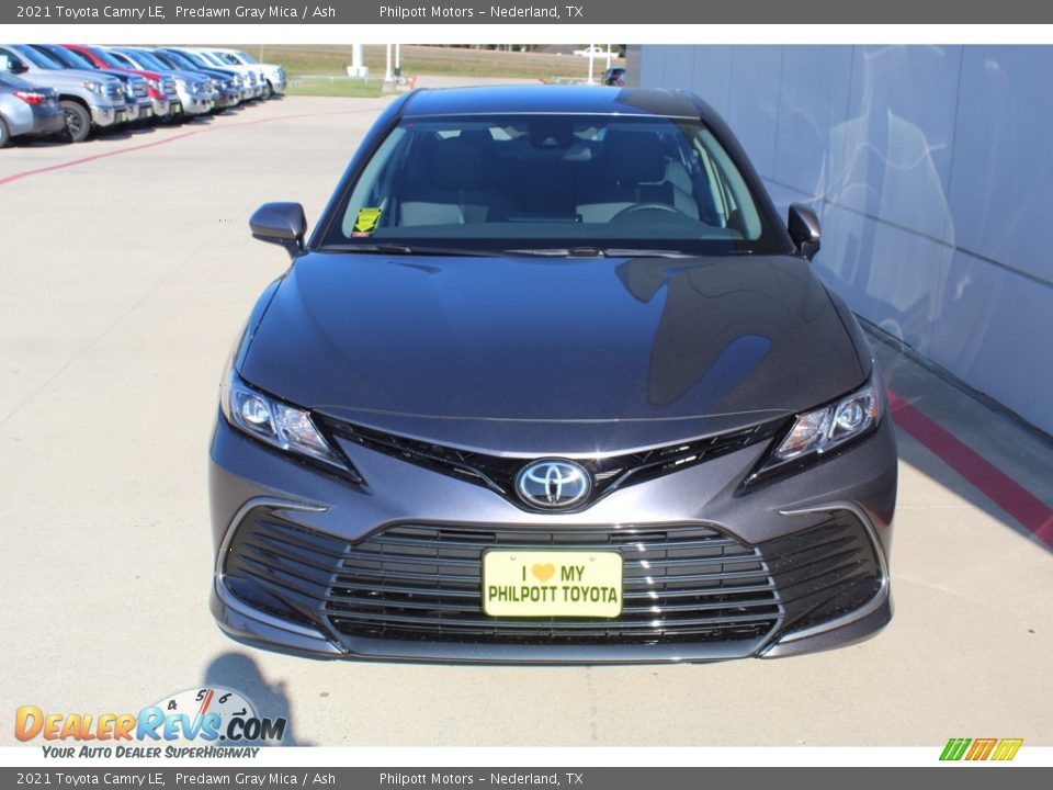 2021 Toyota Camry LE Predawn Gray Mica / Ash Photo #3
