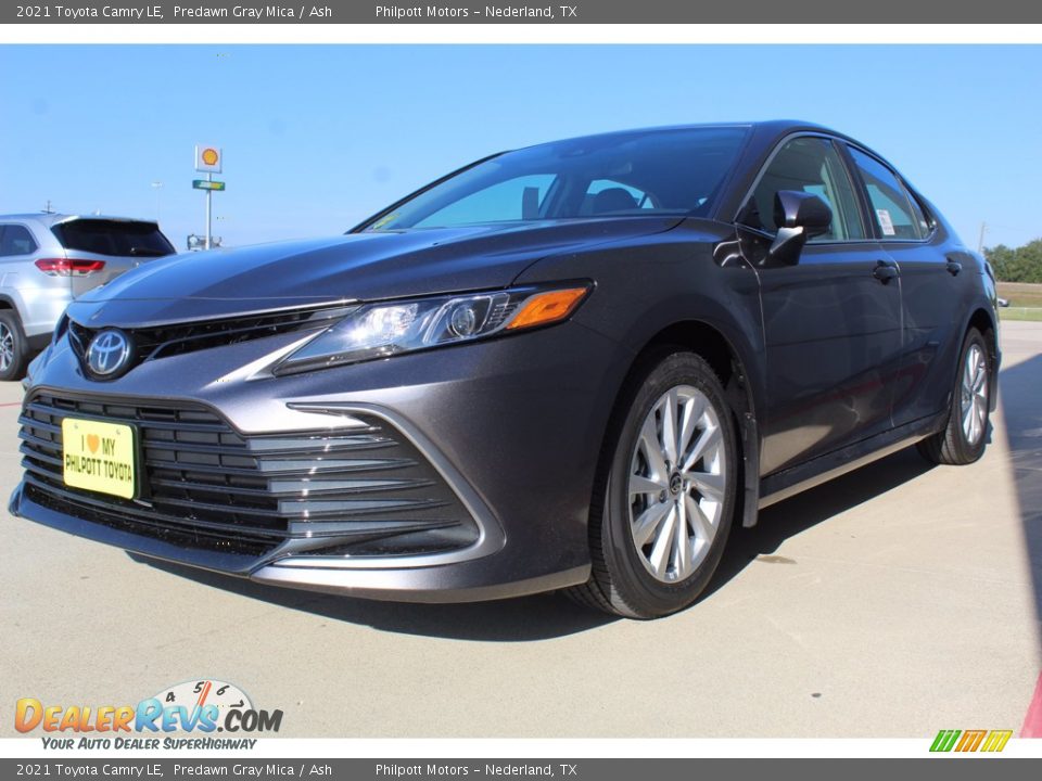2021 Toyota Camry LE Predawn Gray Mica / Ash Photo #4