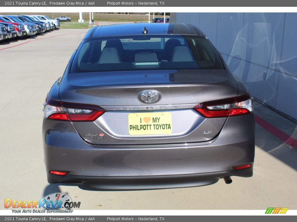 2021 Toyota Camry LE Predawn Gray Mica / Ash Photo #7