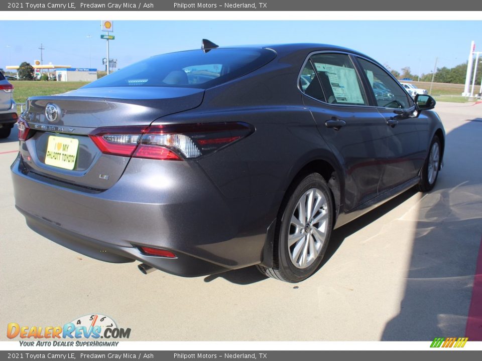 2021 Toyota Camry LE Predawn Gray Mica / Ash Photo #8