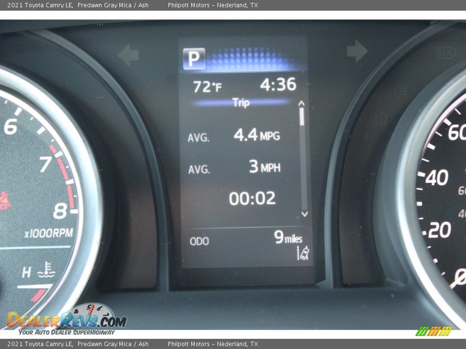 2021 Toyota Camry LE Predawn Gray Mica / Ash Photo #14