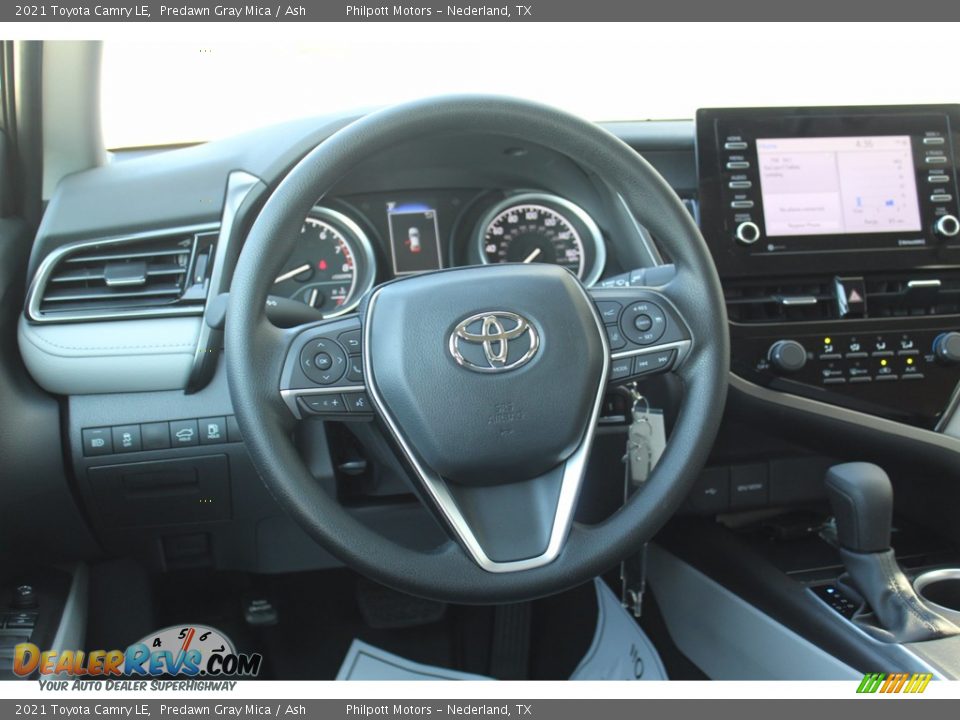 2021 Toyota Camry LE Predawn Gray Mica / Ash Photo #21