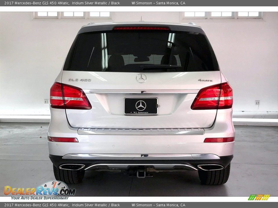 2017 Mercedes-Benz GLS 450 4Matic Iridium Silver Metallic / Black Photo #3