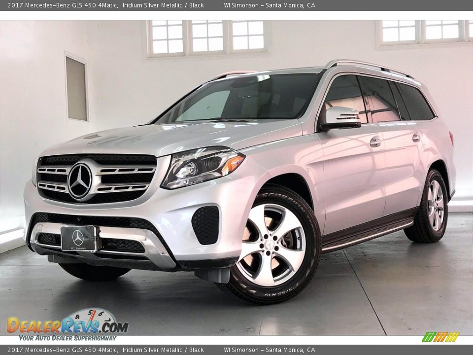 2017 Mercedes-Benz GLS 450 4Matic Iridium Silver Metallic / Black Photo #12