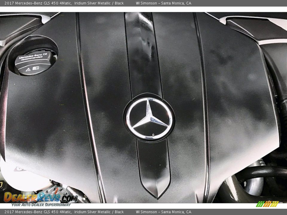 2017 Mercedes-Benz GLS 450 4Matic Iridium Silver Metallic / Black Photo #31