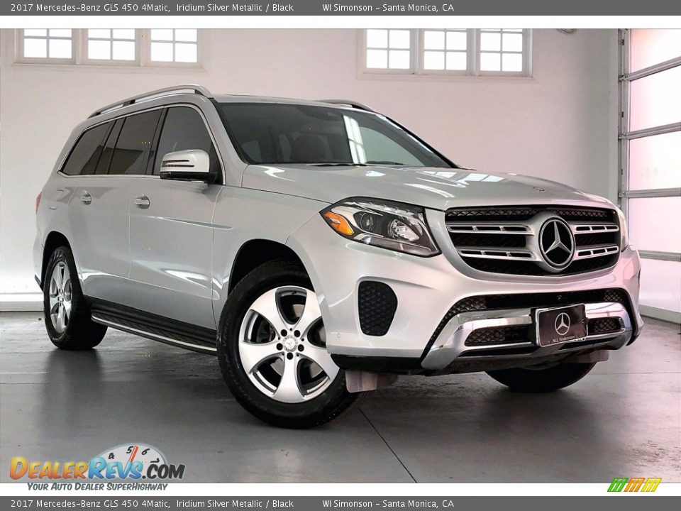 2017 Mercedes-Benz GLS 450 4Matic Iridium Silver Metallic / Black Photo #33