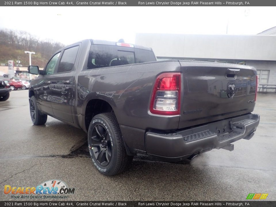 2021 Ram 1500 Big Horn Crew Cab 4x4 Granite Crystal Metallic / Black Photo #7