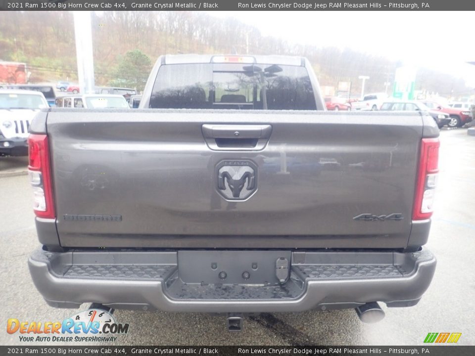 2021 Ram 1500 Big Horn Crew Cab 4x4 Granite Crystal Metallic / Black Photo #8