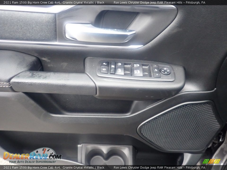 2021 Ram 1500 Big Horn Crew Cab 4x4 Granite Crystal Metallic / Black Photo #11