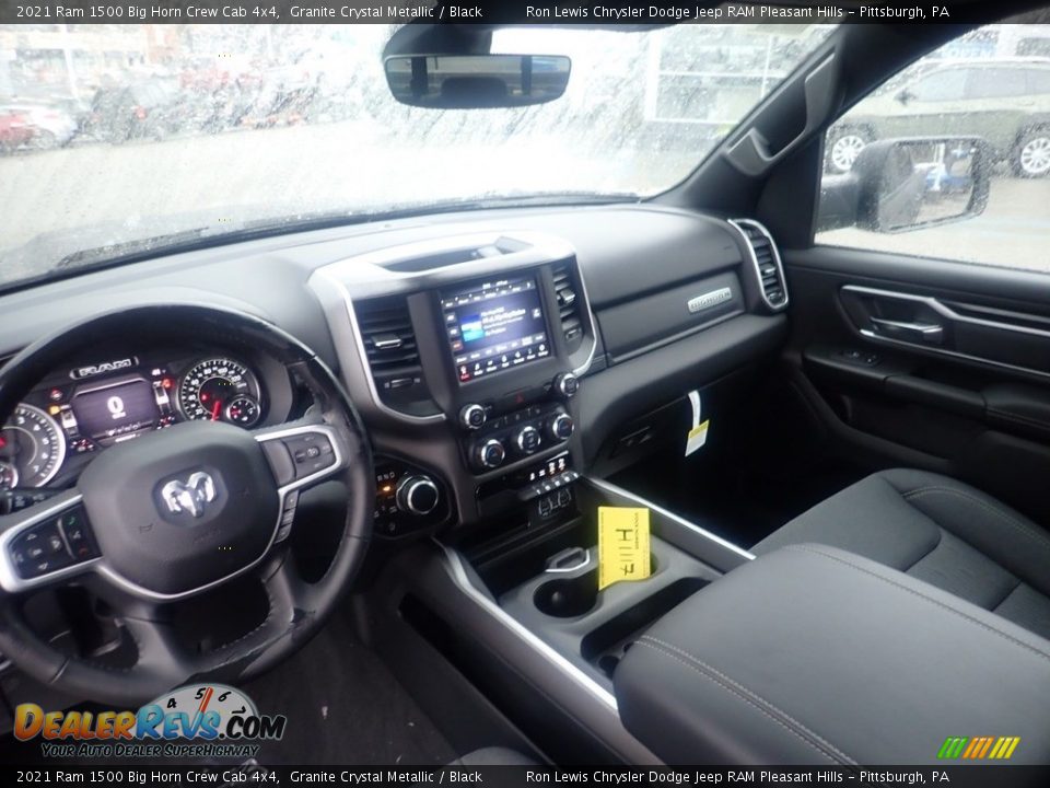 2021 Ram 1500 Big Horn Crew Cab 4x4 Granite Crystal Metallic / Black Photo #12