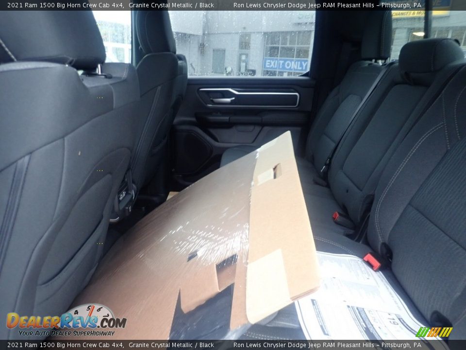 2021 Ram 1500 Big Horn Crew Cab 4x4 Granite Crystal Metallic / Black Photo #13