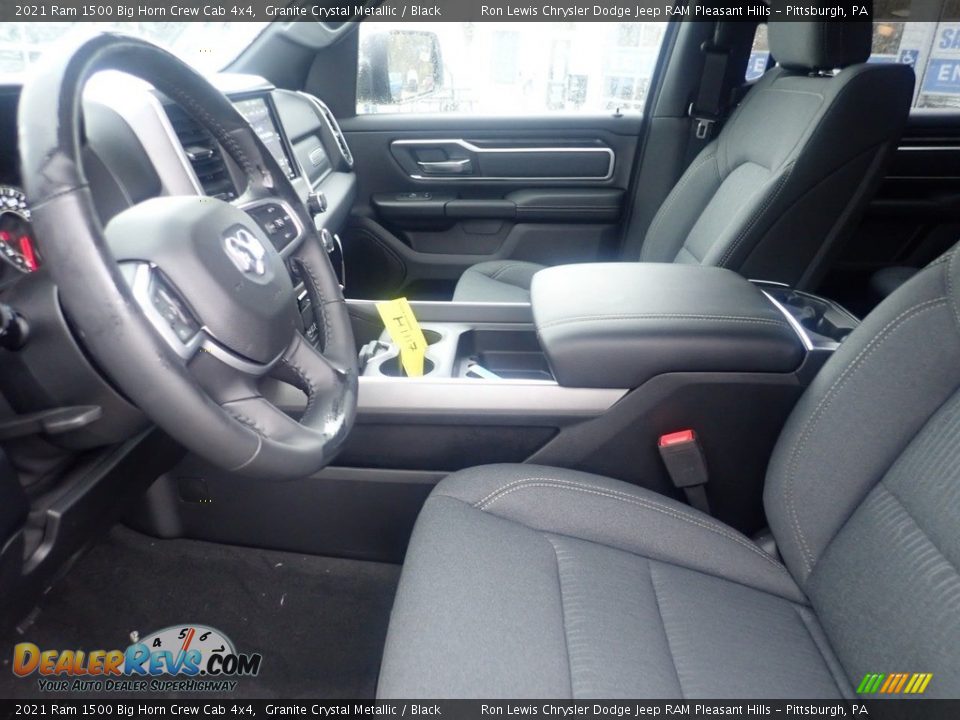 2021 Ram 1500 Big Horn Crew Cab 4x4 Granite Crystal Metallic / Black Photo #14