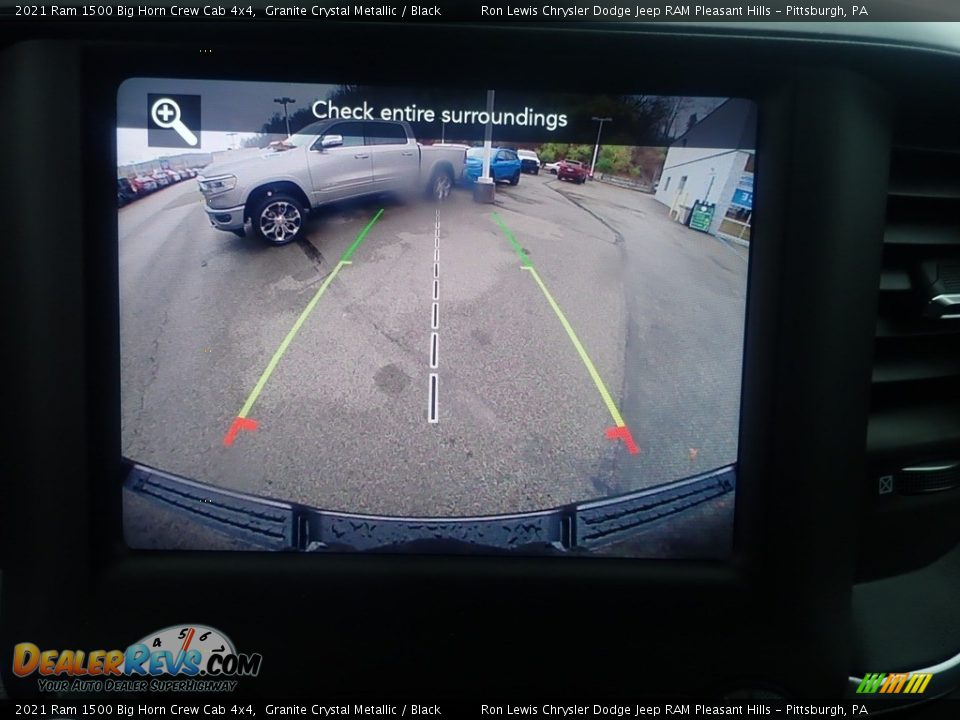 2021 Ram 1500 Big Horn Crew Cab 4x4 Granite Crystal Metallic / Black Photo #16