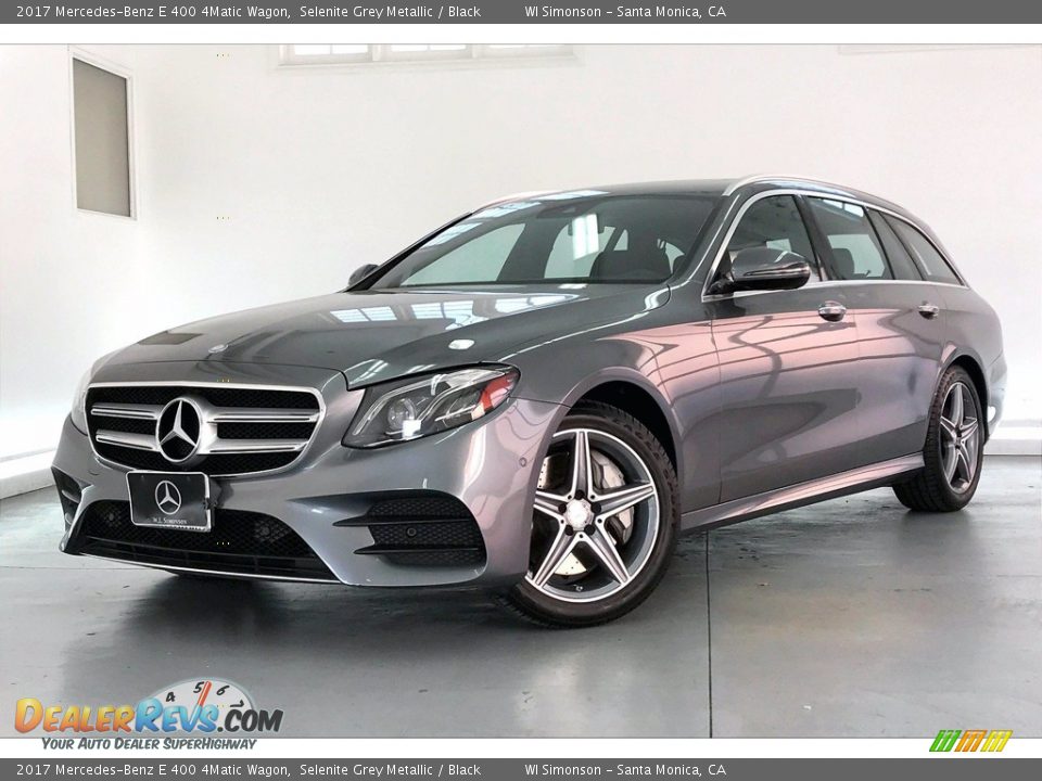 2017 Mercedes-Benz E 400 4Matic Wagon Selenite Grey Metallic / Black Photo #12