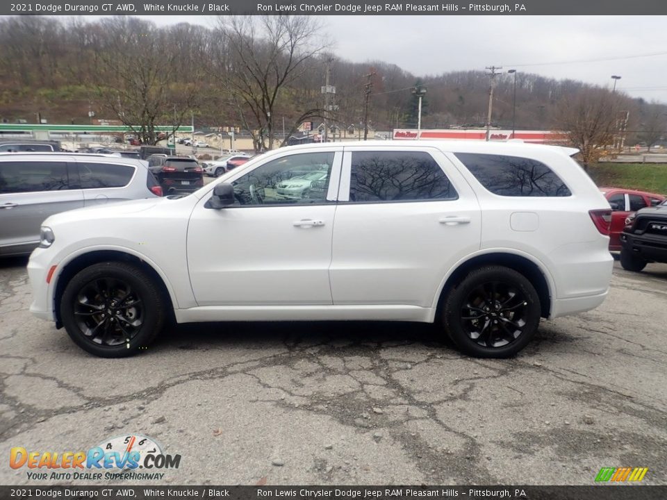 2021 Dodge Durango GT AWD White Knuckle / Black Photo #7