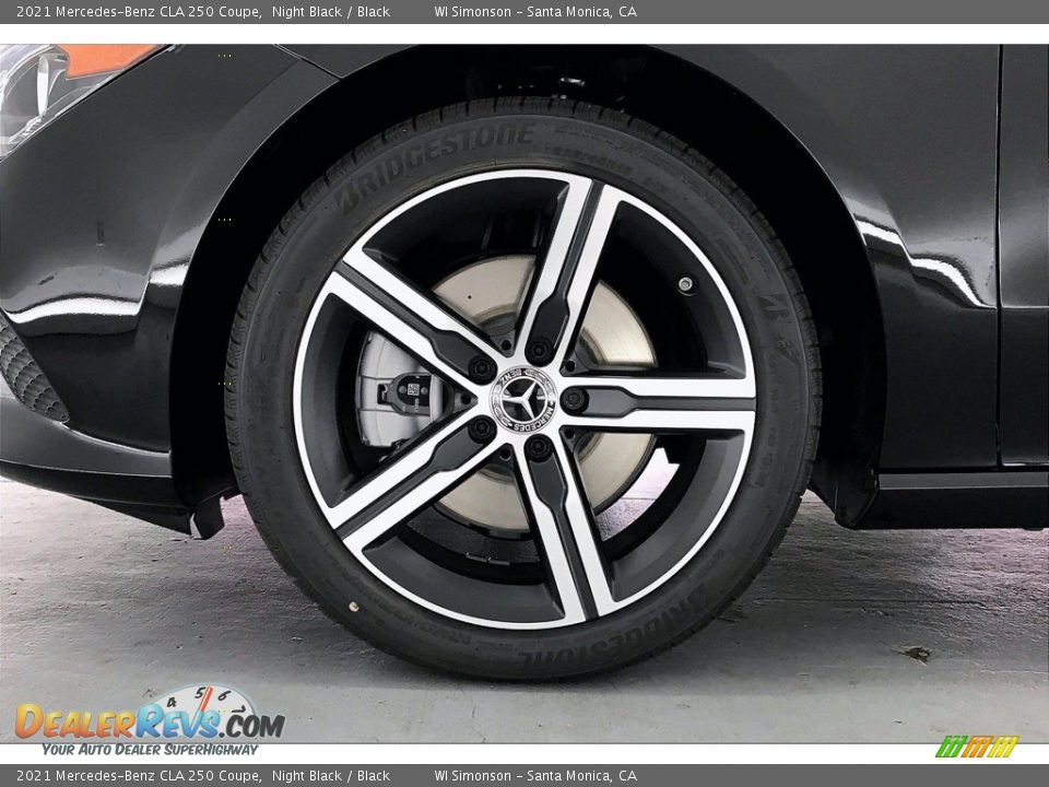 2021 Mercedes-Benz CLA 250 Coupe Night Black / Black Photo #9